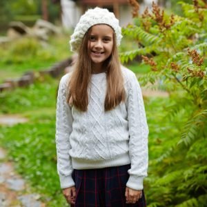 Kids Knit Beanie & Scarf Set